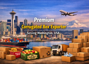 Premium Corrugated Box Exporter Serving Washington, USA