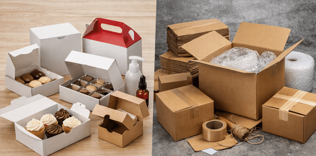 Folding Cartons vs Corrugated Boxes